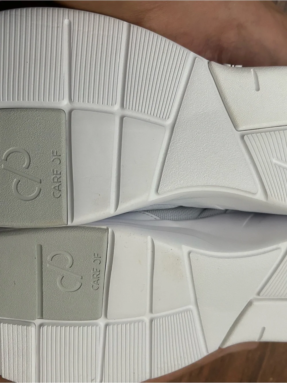 Men's White Athletic Mesh & Leather Sneakers